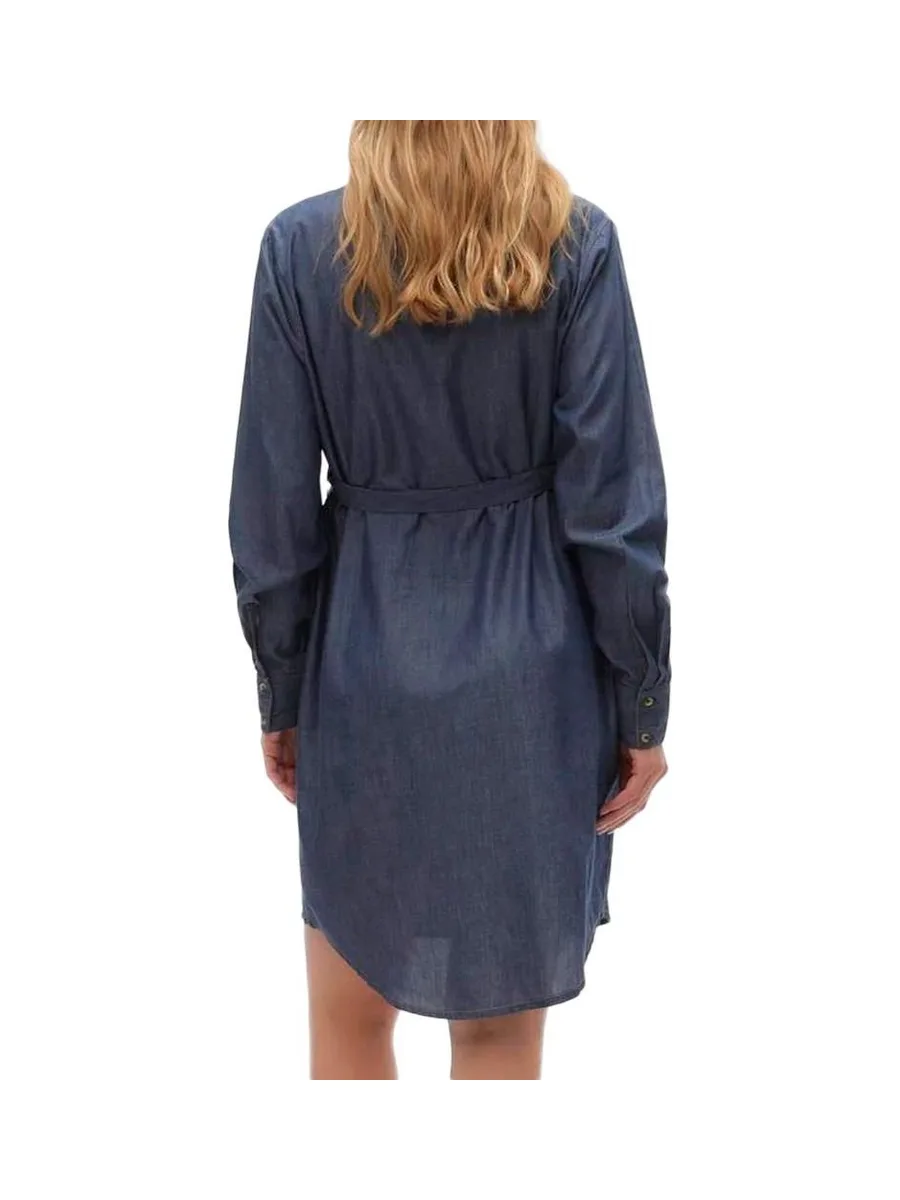 Robe de Grossesse Bleu Femme Mamalicious Natalia 3