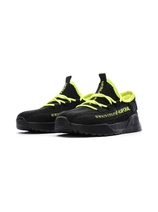 Baskets Noir/Jaune Garçon Kaporal Dofini 6
