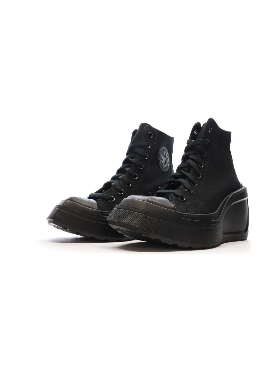 Baskets Noires Femme Converse Chuck 70 De Luxe Wedge 7
