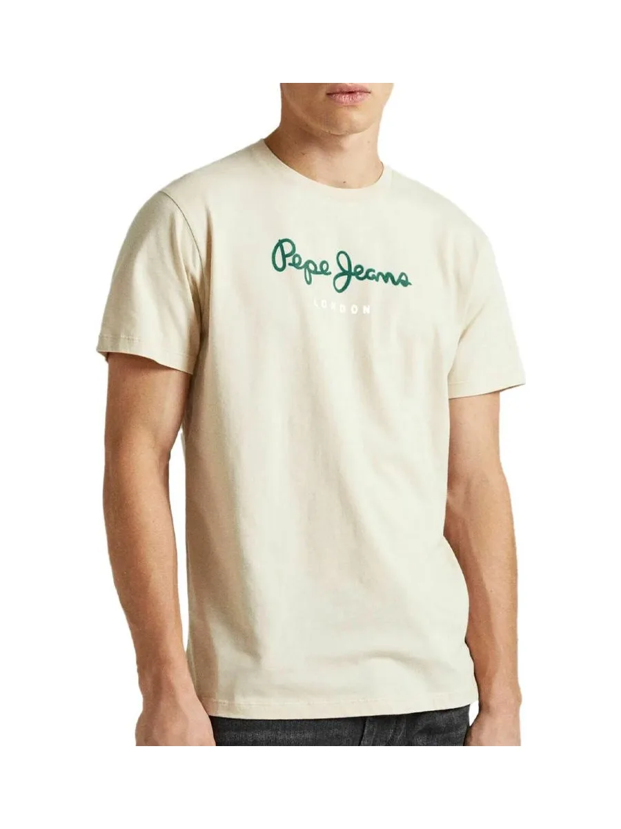 T-shirt Beige Homme Pepe Jeans 508208 2