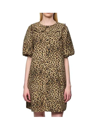 Robe Léopard Femme Pieces Nancy 2/4 1