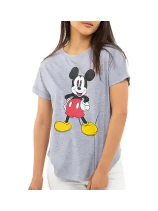 T-Shirt Gris Femme Disney Mickey Classic 1