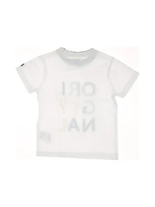T-shirt Blanc Garçon EOM Dixsou 2