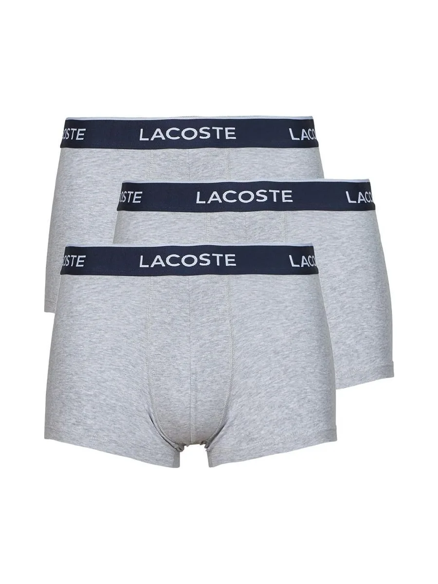 X3 Boxers Gris Homme Lacoste Court 1