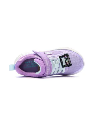 Baskets Mauves Clairs Fille Skechers Sola Glow 7