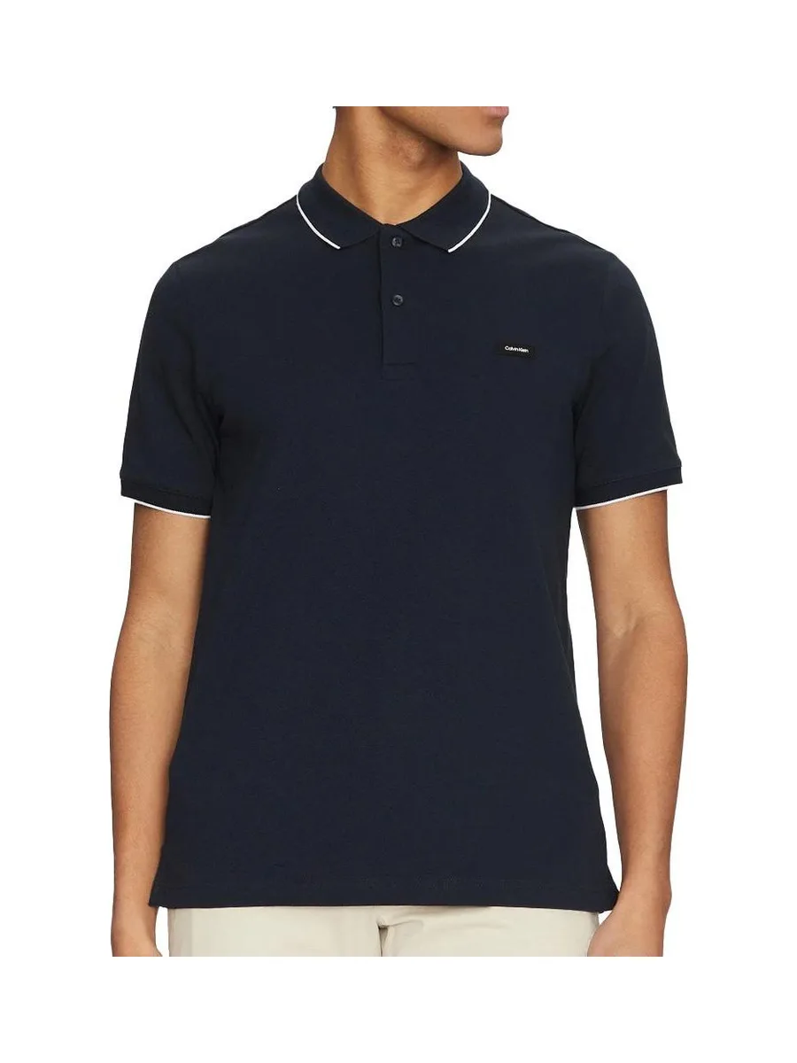 Polo Marine Homme Calvin Klein Jeans Stretch 1