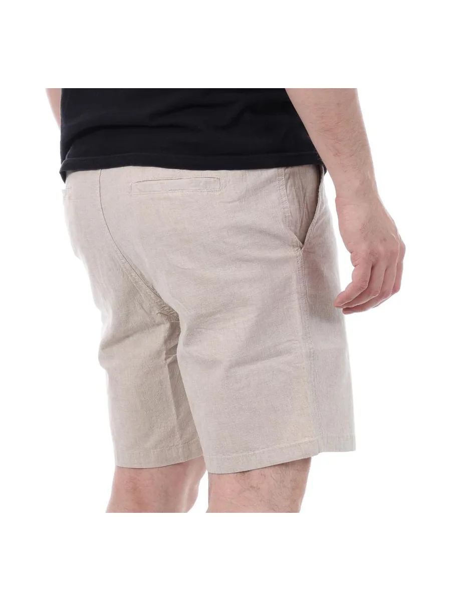 Short Beige Homme Teddy Smith linen 3