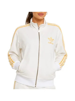 Veste Blanc/Jaune Femme Adidas Crepe 1