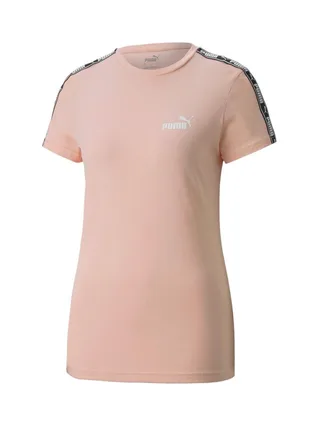 T-shirt Rose Femme Puma Tape 1
