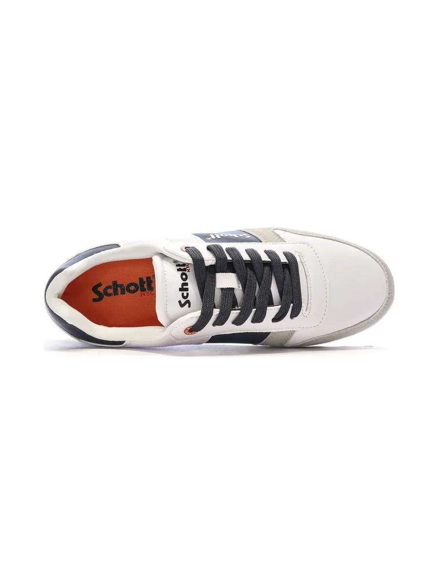 Baskets Blanches Homme Schott Foster 4