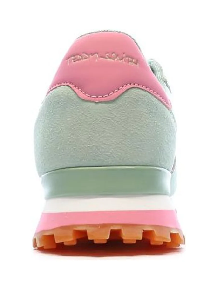 Baskets Verte/Rose Femme Teddy Smith 120515 4