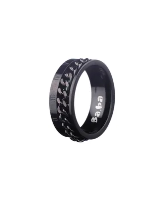 Bague Fourche noire 1