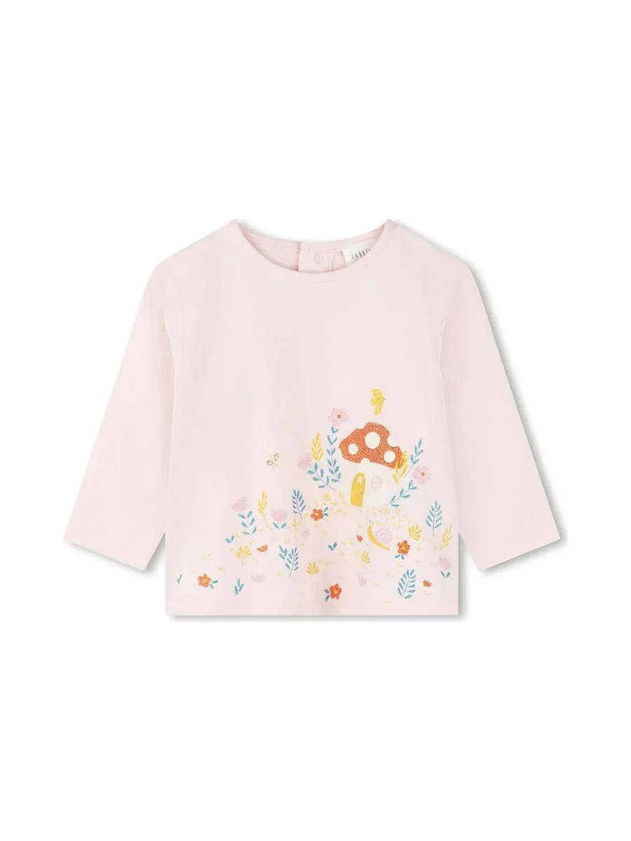 T-shirt Rose Bébé Fille Carrément Beau Y30218 1