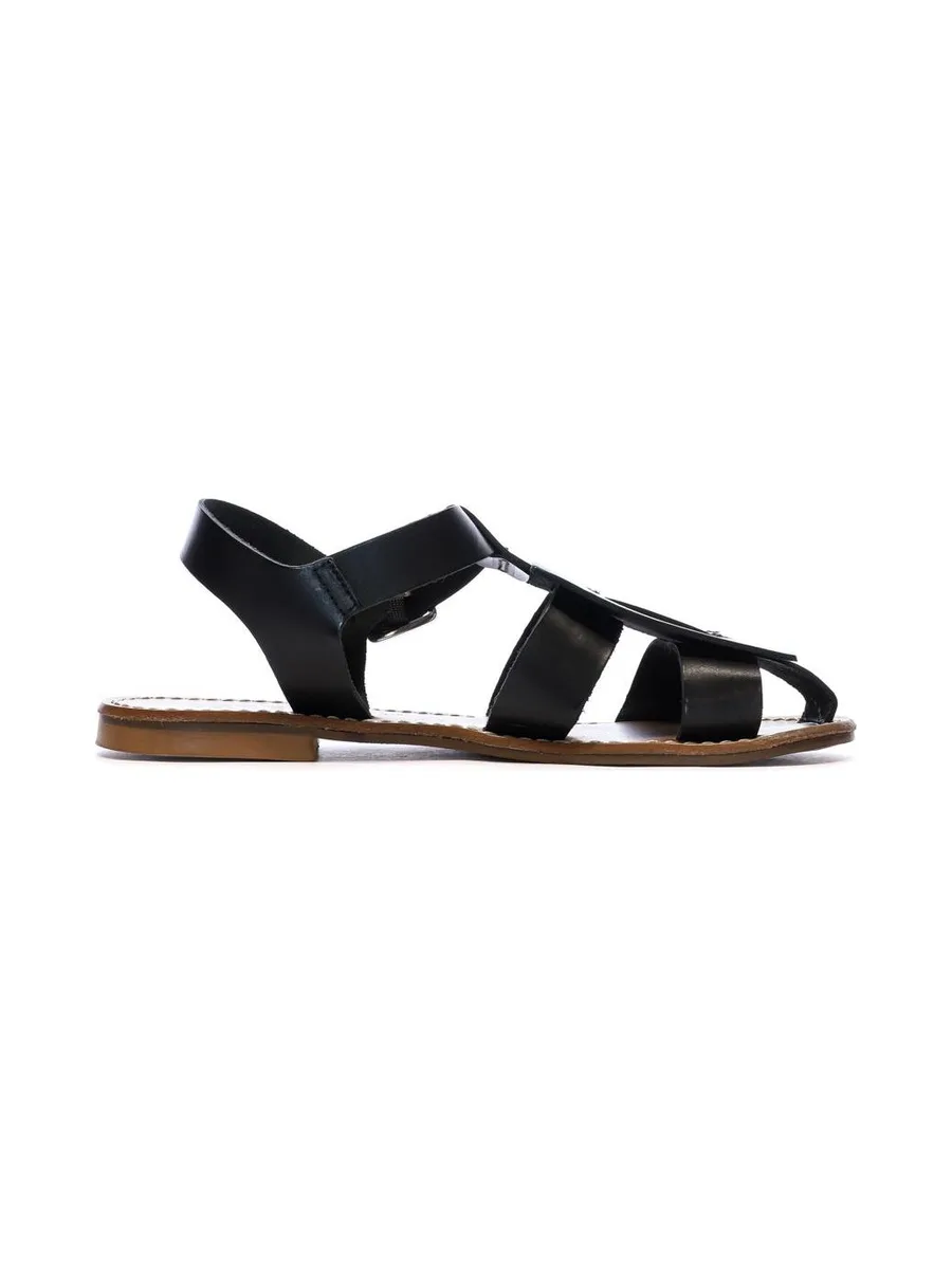 Sandales Noires Femme Pare Gabia Axpe 3