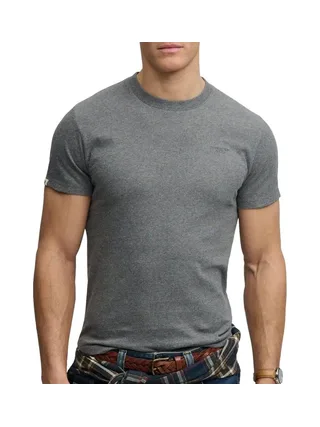 T-Shirt Gris Clair Homme Superdry Essential 1