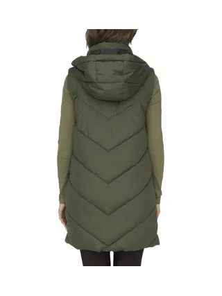 Doudoune sans manche Kaki Femme JDY Padded Waistcoat 2