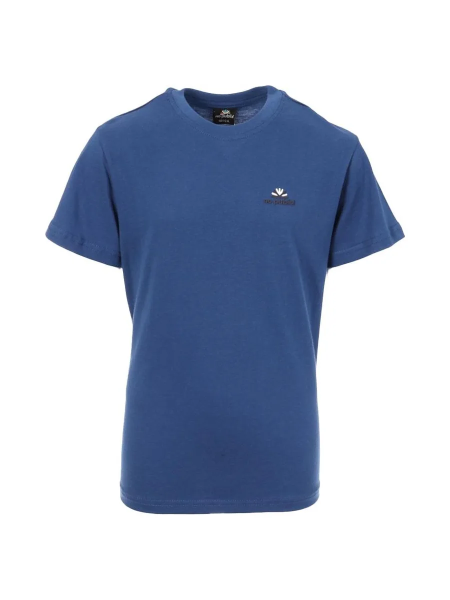 T-Shirt Bleu Garçon No Publik Little 3