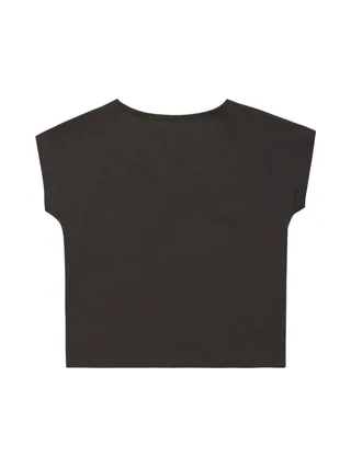 T-shirt Noir Fille Roxy There Is Life Coquillage 2