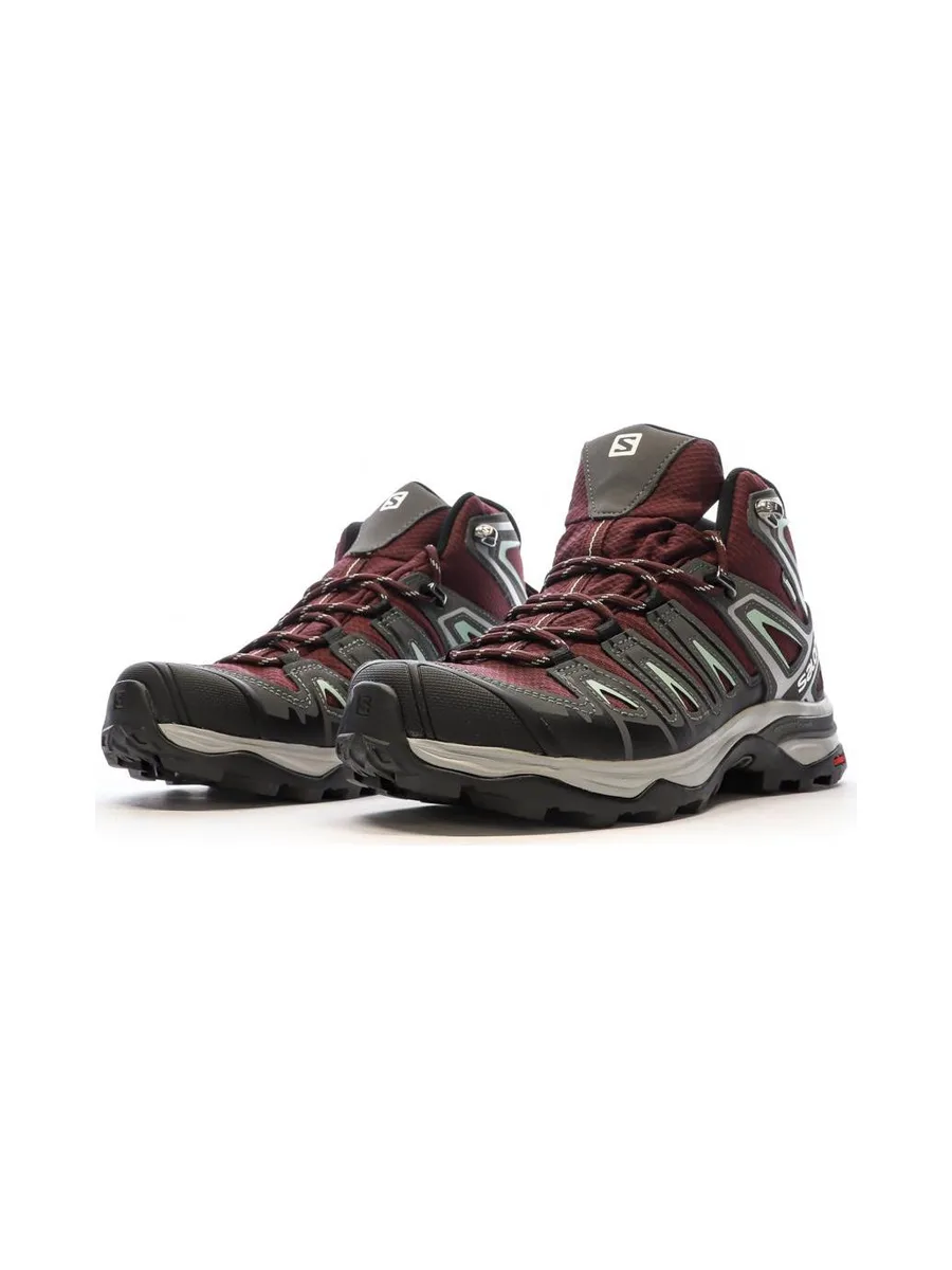 Chaussures de Randonnée Gris/Bordeaux Femme Salomon X Ultra Pi 7