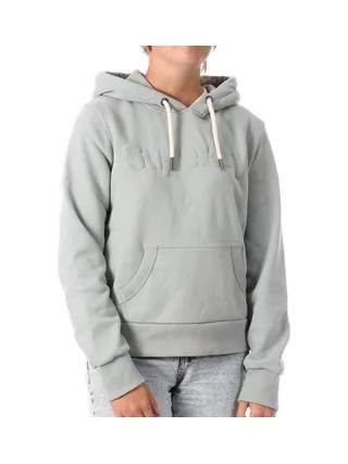 Sweat à Capuche Bleu Femme Superdry Tonal Core 1