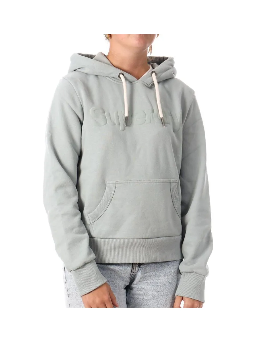 Sweat à Capuche Bleu Femme Superdry Tonal Core 1