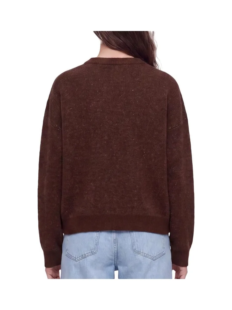 Pull Marron/Bleu Femme Teddy Smith Paina 3