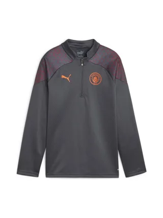 Manchester City Haut d entrainement Garçon Gris Puma Mcfc Training 23/24 1