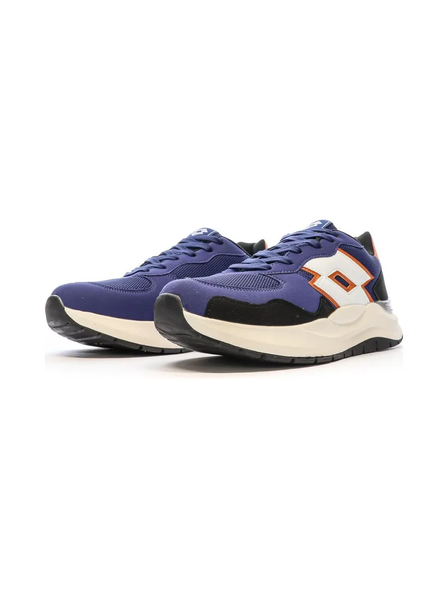 Baskets Marine/Blanches/Orange Homme Lotto Twenty6 7
