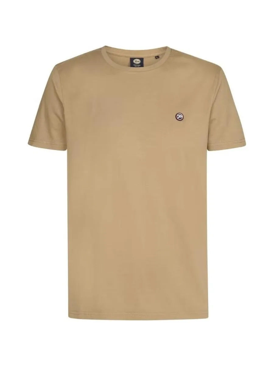 T-shirt Marron Clair Homme Petrol Industries TSR002-9999 2