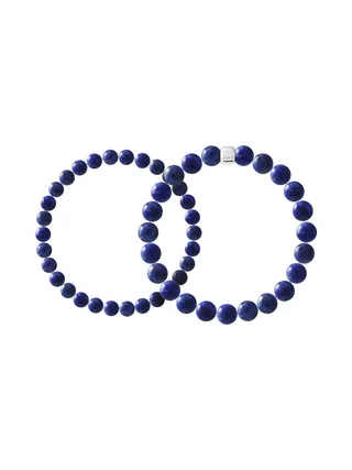 Ensemble de 2 Bracelets — Argent 925 Millièmes Rhodié — 19 cm — Homme 1