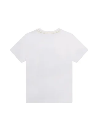 T-Shirt Blanc Garçon Timberland T60092 2