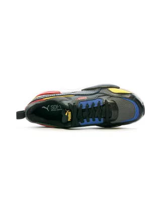 Baskets Blanche/Noir/Jaune Homme Puma X-ray 2 Square 4
