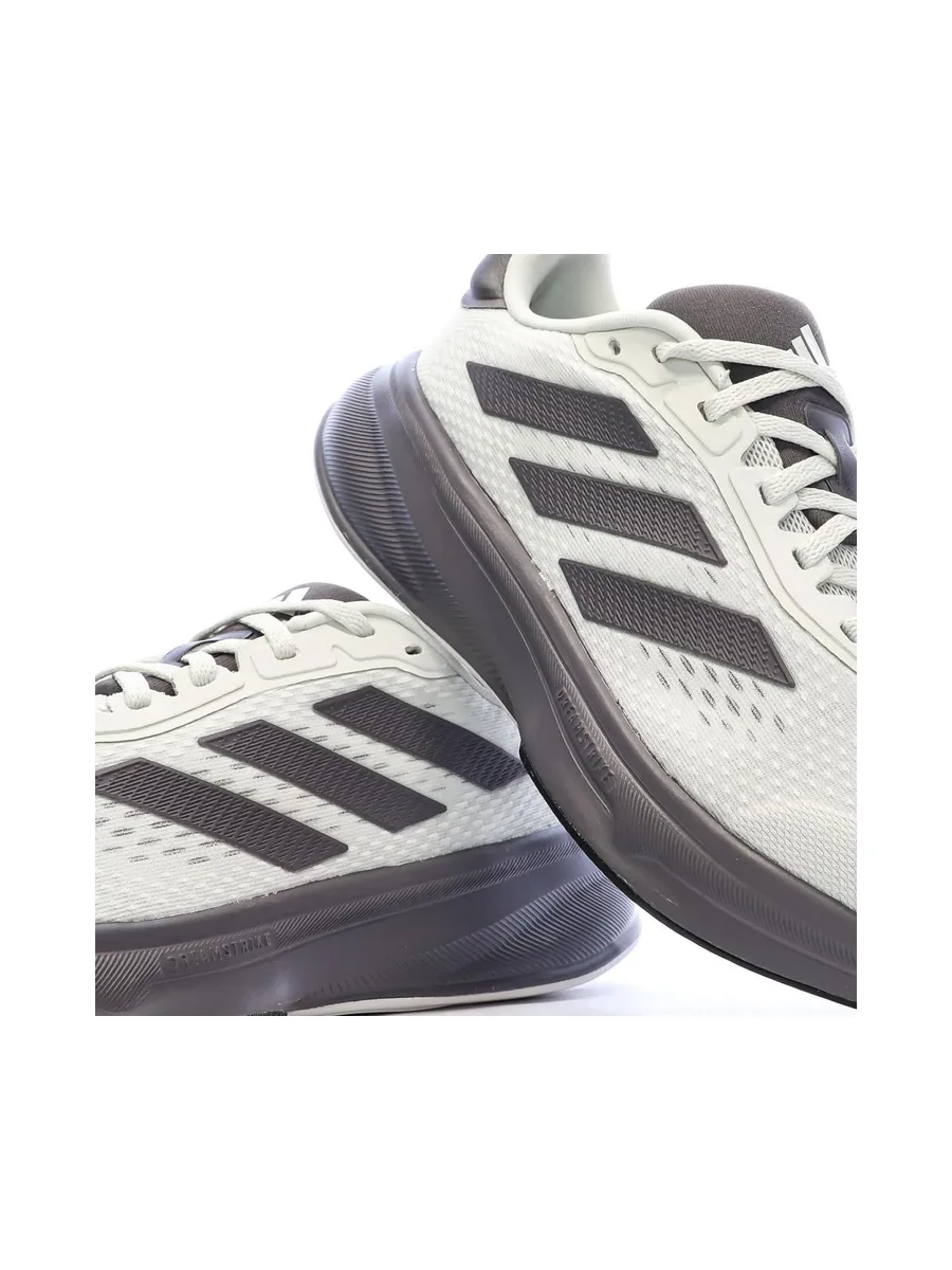Baskets Grises/Blanches Homme Adidas Response Super M 8