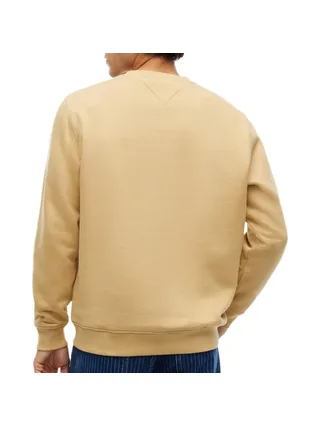 Sweat Beige Sable Homme Tommy Hilfiger Linear Crew 2
