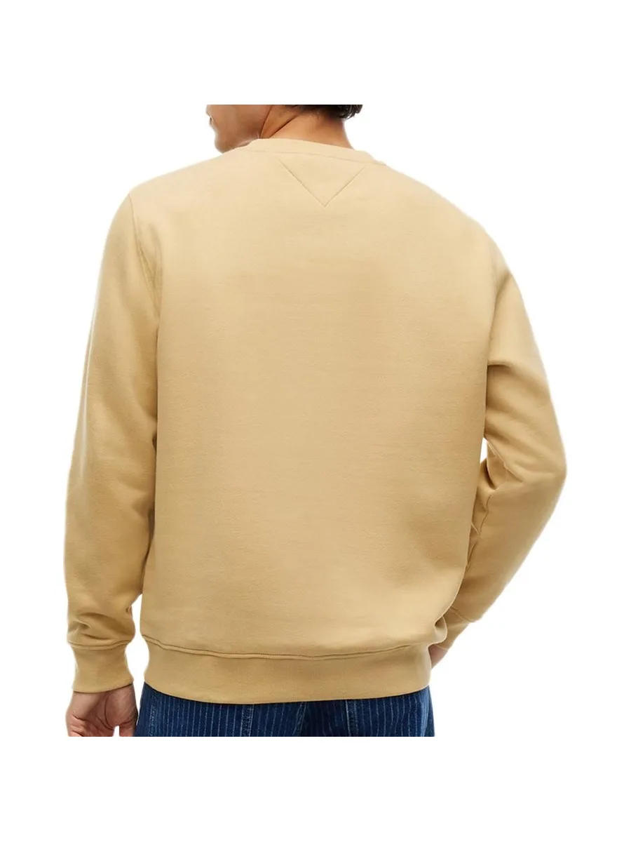 Sweat Beige Sable Homme Tommy Hilfiger Linear Crew 3