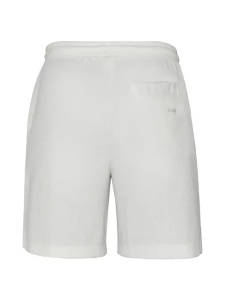 Short Blanc Homme Schott Maille Technique 3