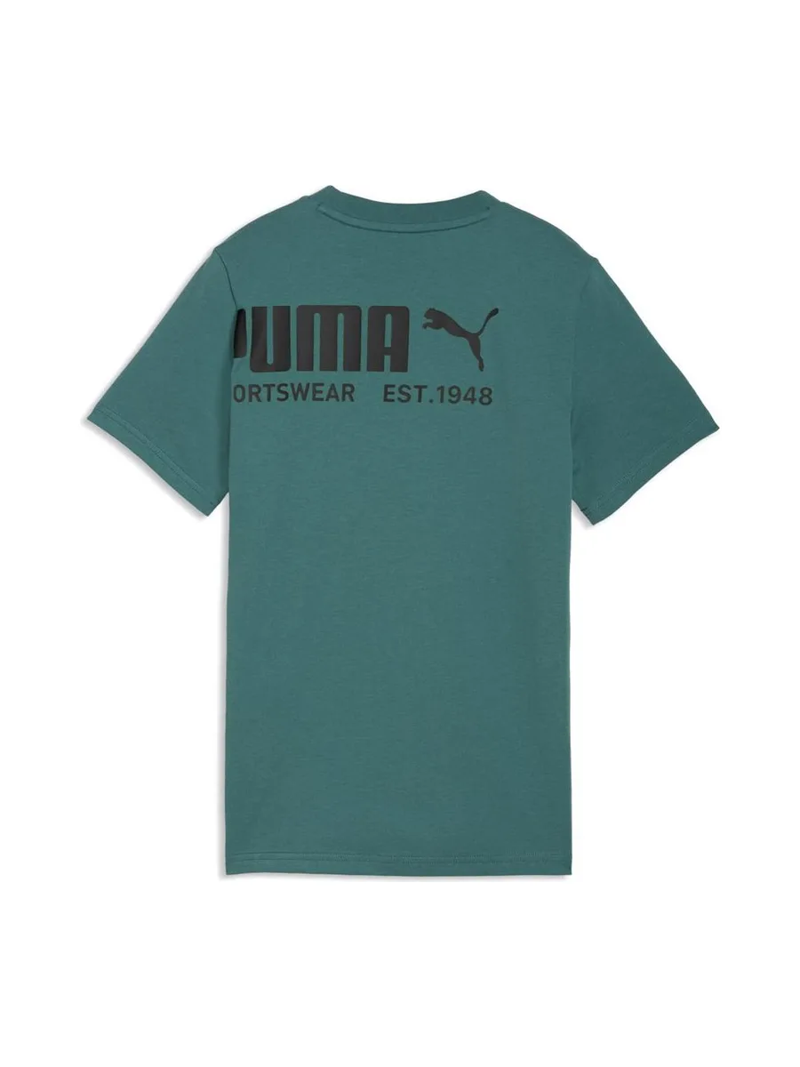 T-shirt Vert/Noir Garçon Puma Sport Graphic 3