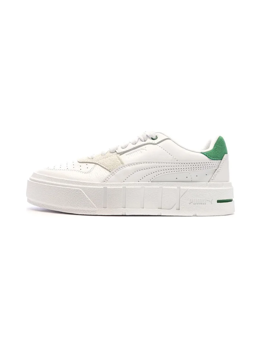 Baskets Blanches/Vertes Femme Puma Cali Court 2