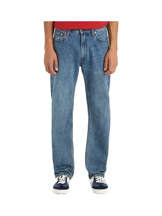 Jean 555 Bleu Homme Levi's Relaxed Straight Med Indig 1