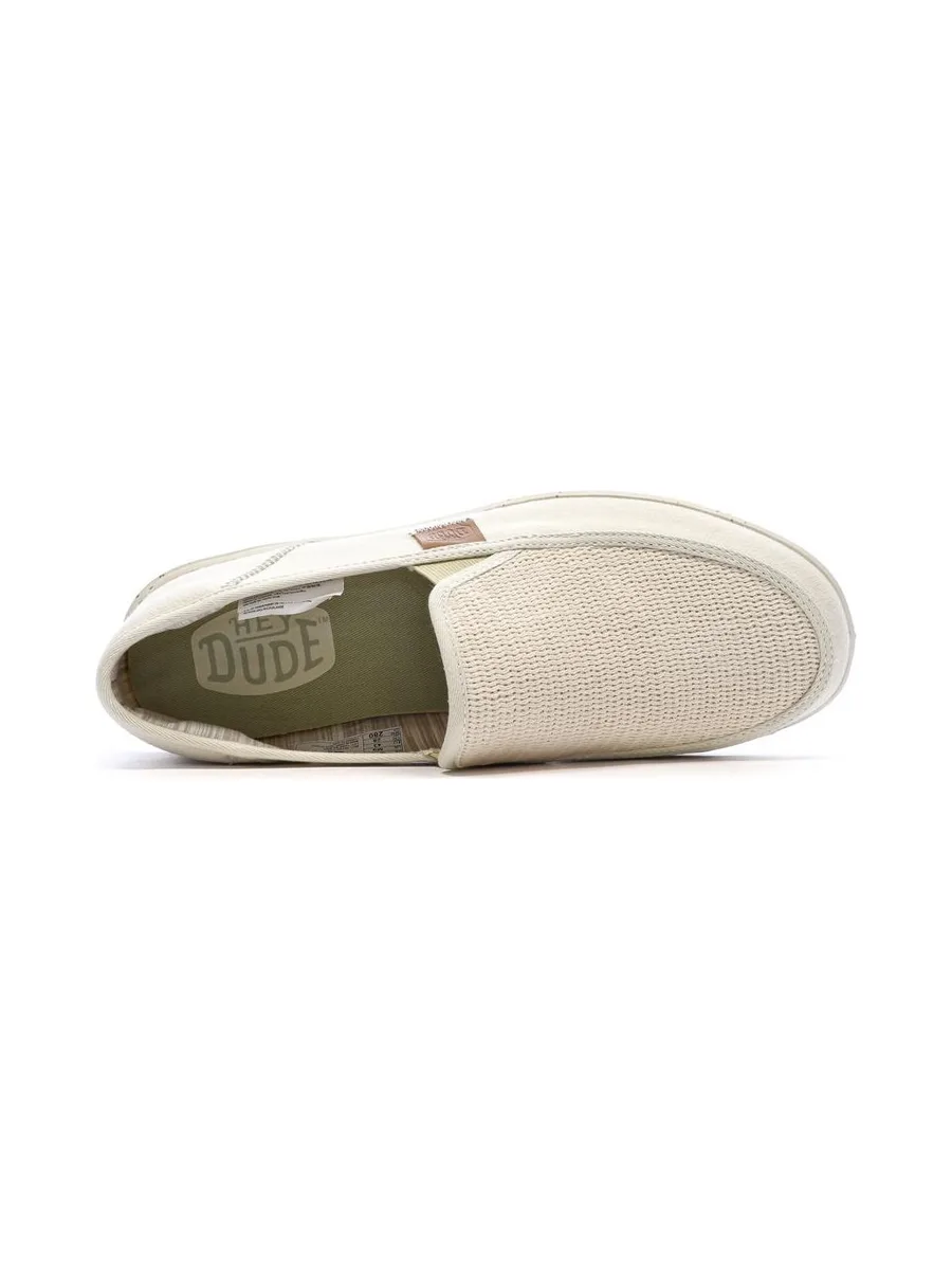 Chaussures Beige Homme Hey Dude 40726 Bone 5