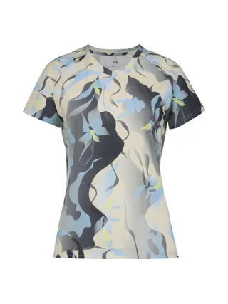 T-shirt Beige/Bleu Femme Rukka Muuko 1