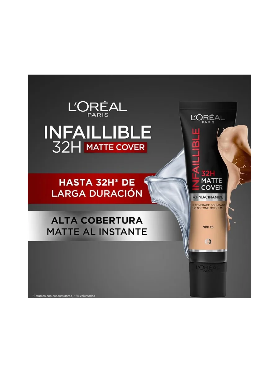 Fond de teint L'Oréal Paris Infaillible Matte Cover 200 Neutre 3
