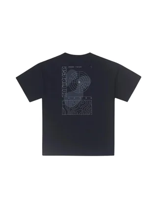 T-Shirt Noir Homme Converse Wordmark Sonar 2