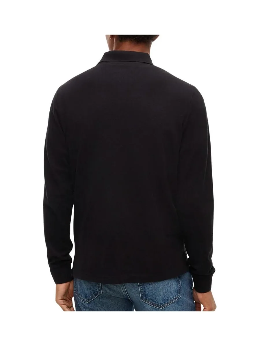Polo Manches Longues Noir Homme Tommy Hilfiger Reg 3