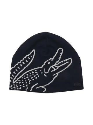 Bonnet Marine Homme Lacoste Broderie 1