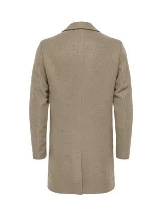 Manteau Beige Homme Only & Sons Maylon 2
