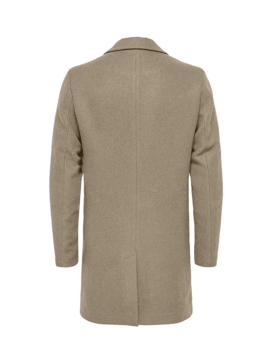 Manteau Beige Homme Only & Sons Maylon 2