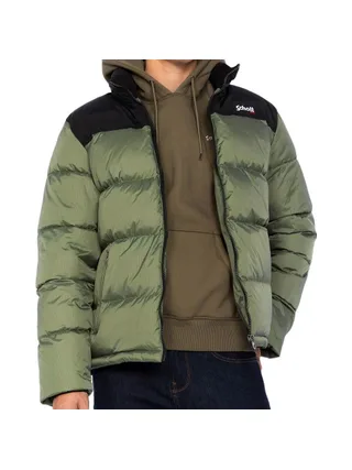 Doudoune Kaki Homme Schott Utah2 1