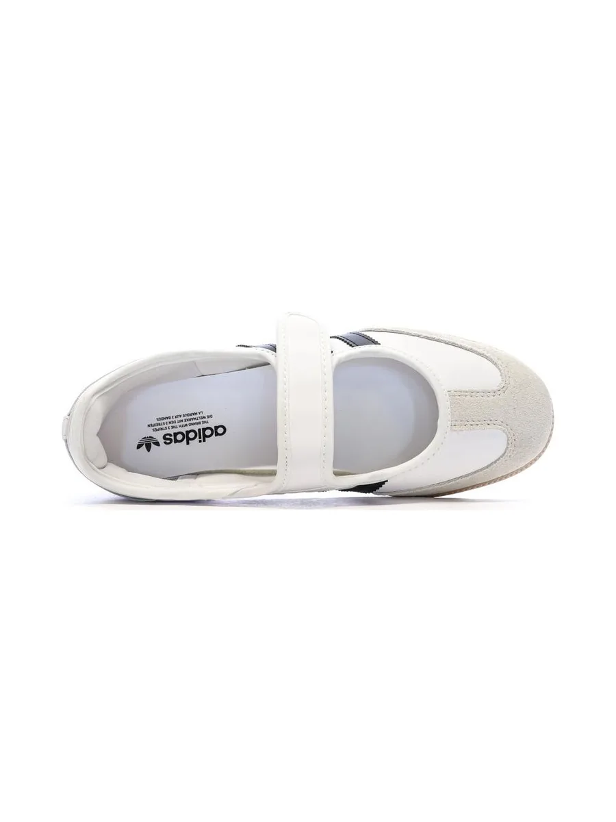 SAMBA JANE Baskets Blanches/Noires Femme Adidas 5
