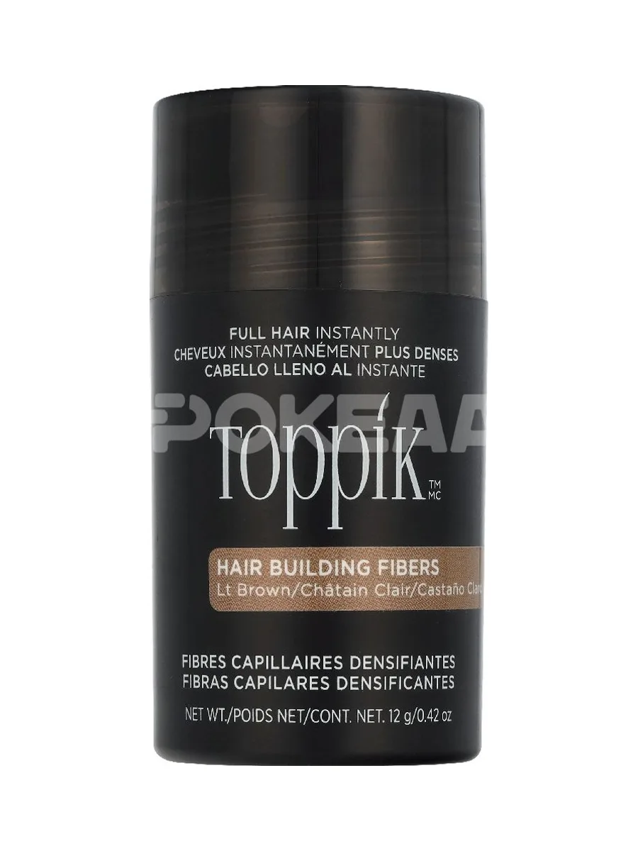 Toppik Hair Building Fibers - Light Brown 12g 1